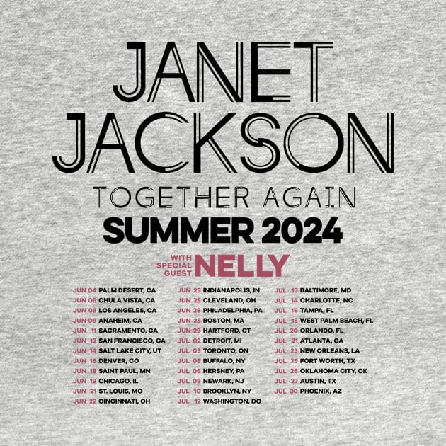 Janet Jackson Vintage Together Again Summer 2024 by Garza Arcane